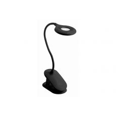 Stolní lampa RINGO LED na klip 4W 200lm 3-6000K 3-CCT černá